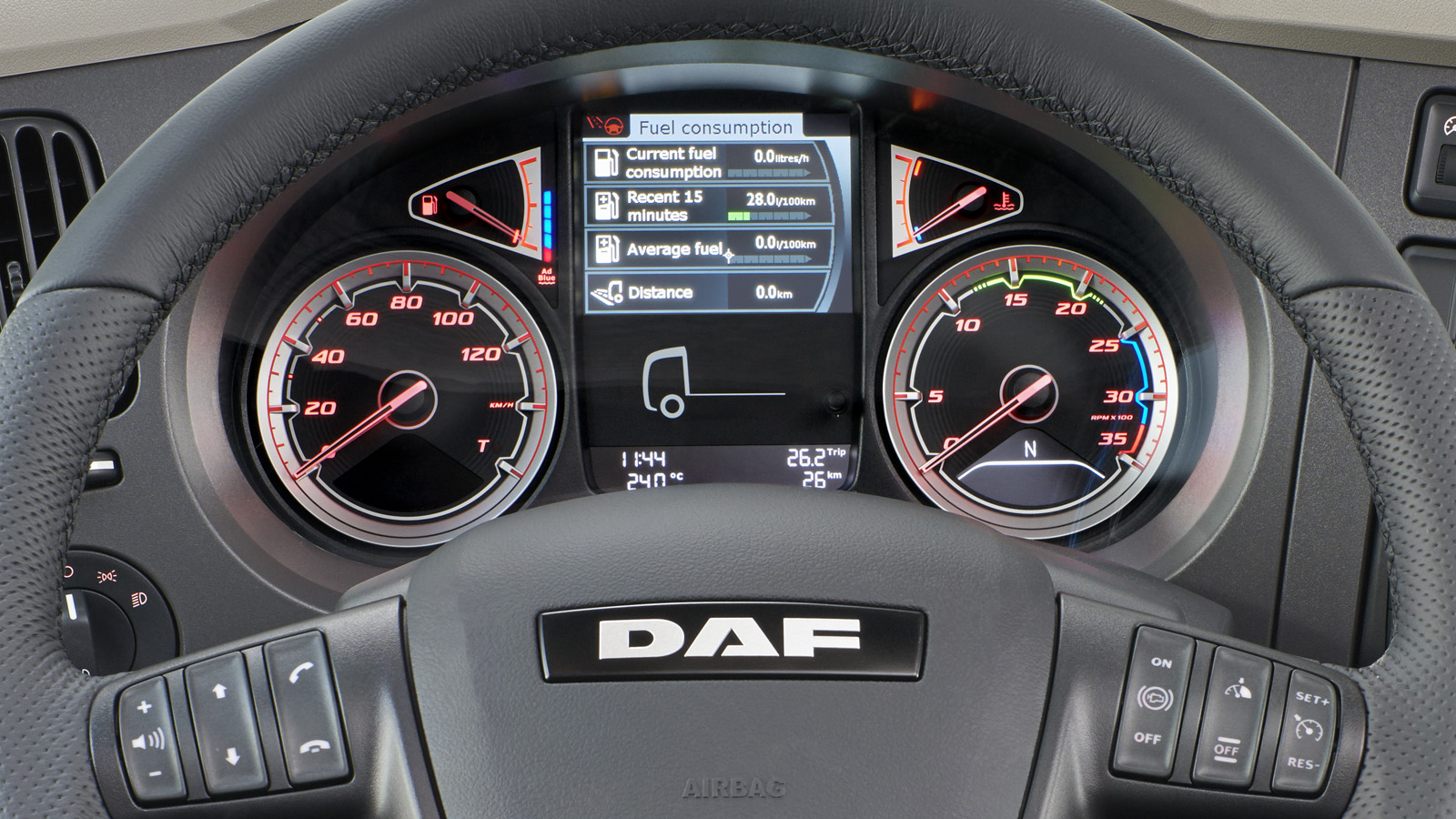 DAF The New LF interior features